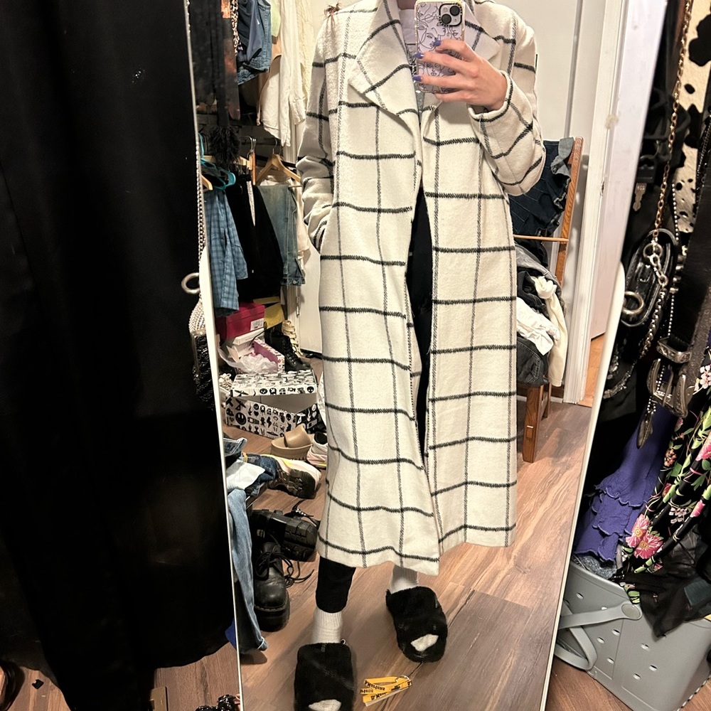 Plaid coat
